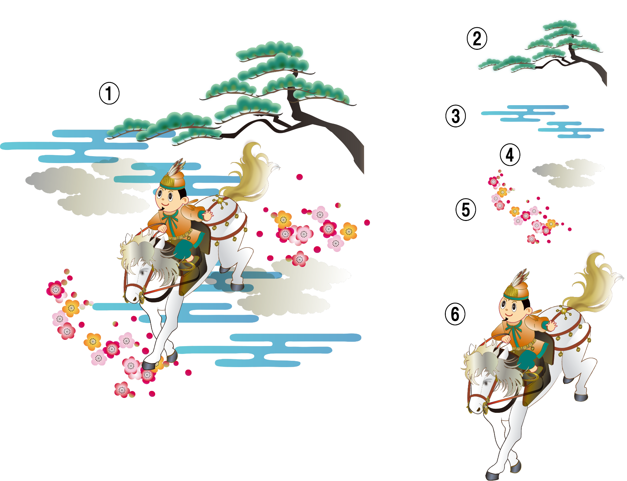 2026お正月まなりくんイラスト見本画像3