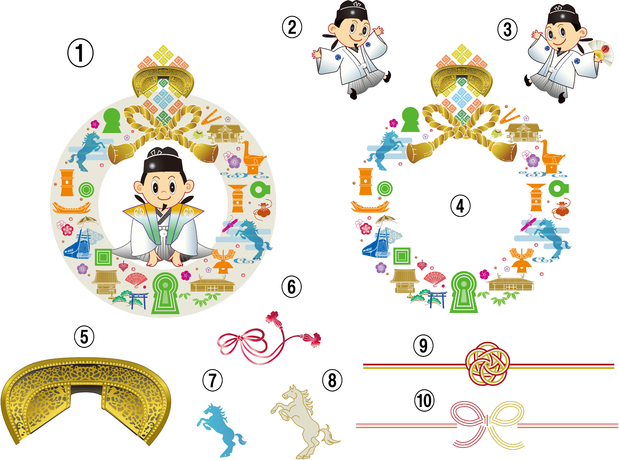 2026お正月まなりくんイラスト見本画像4