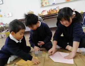 三方を作りをしている