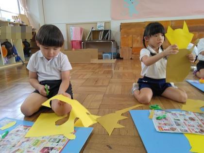 顔の大きさに合わせながら体を切っている