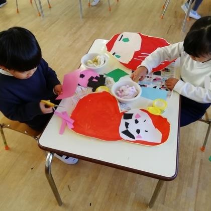 顔をつけたよ