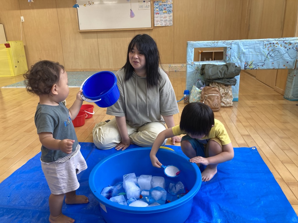 氷あそび