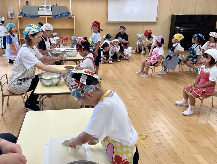 5歳児包丁切り