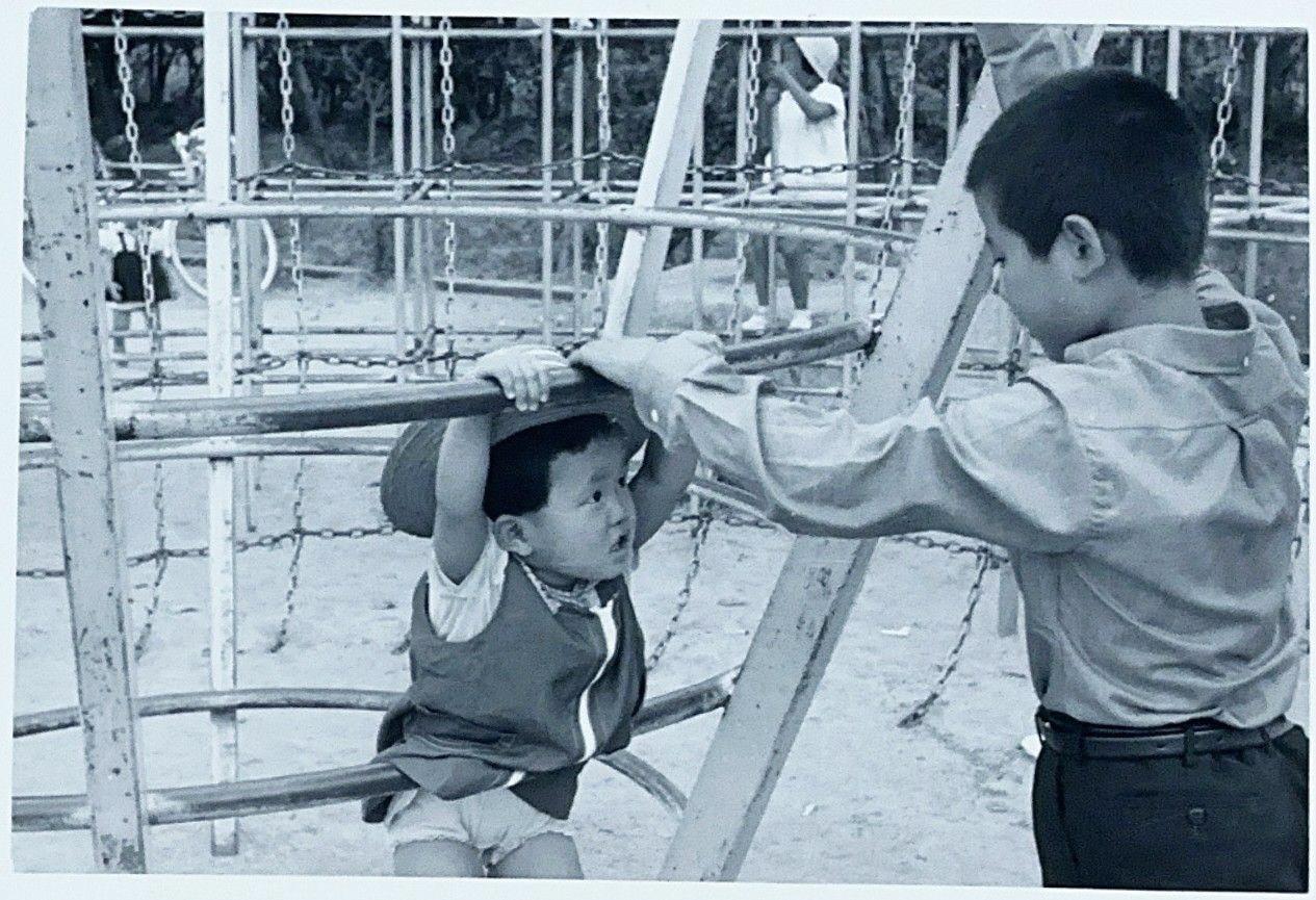 藤井寺小学校の東側の遊具