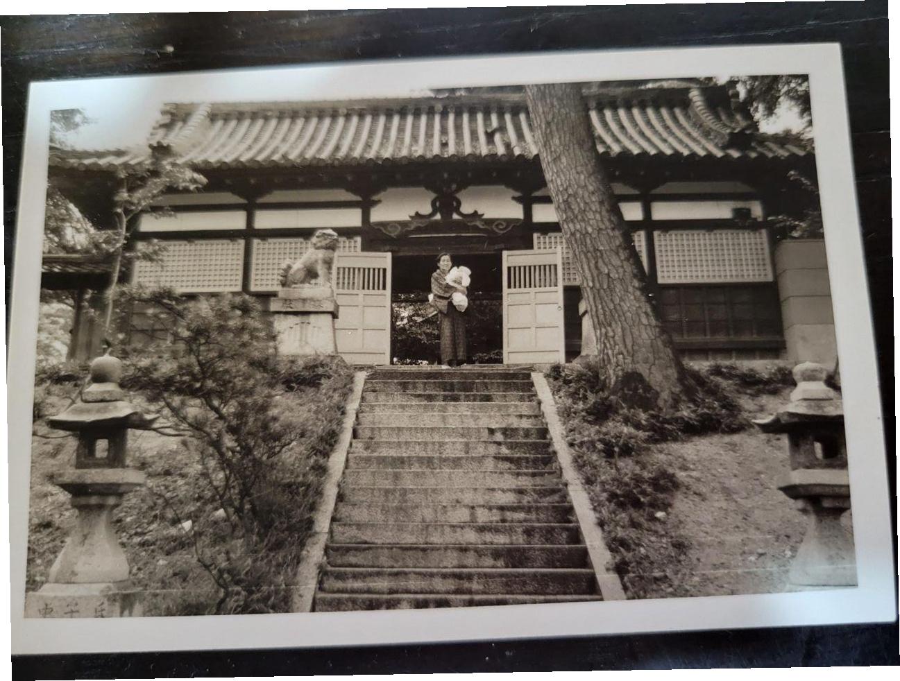 お宮参りの写真です。
