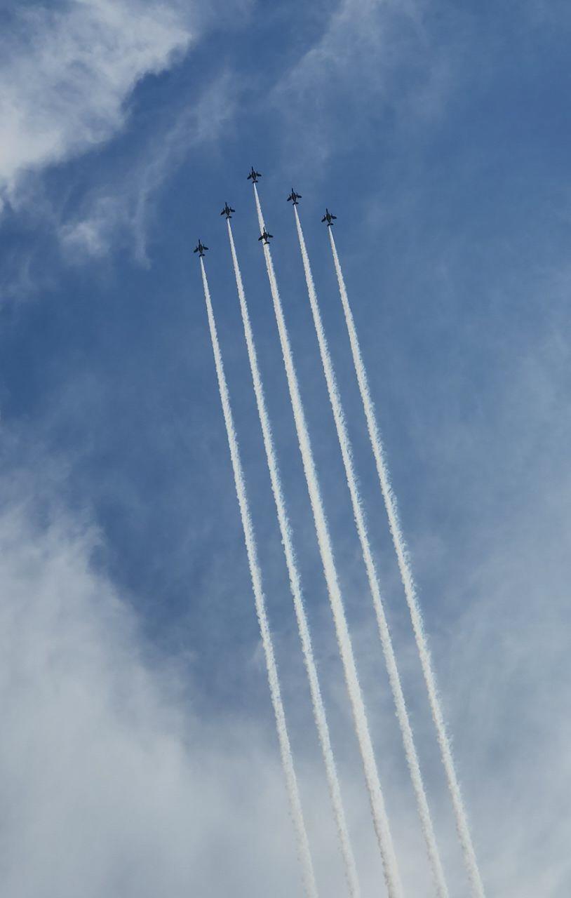 ブルーインパルスの写真