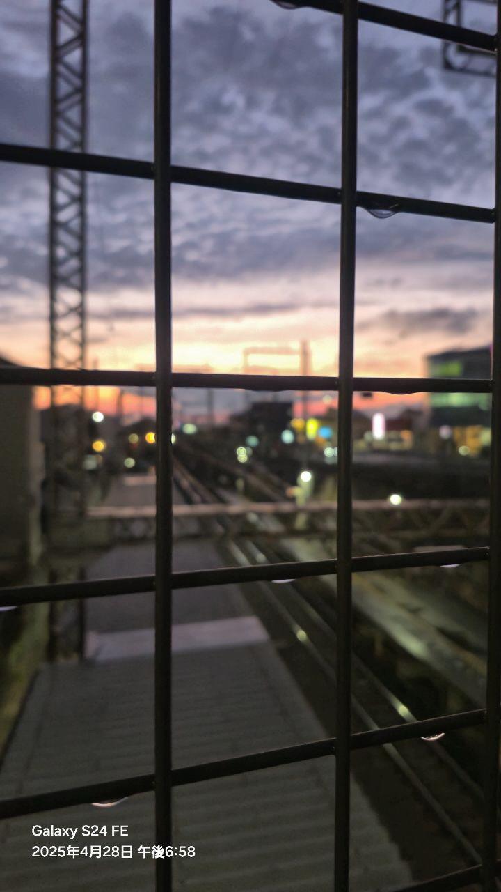 夕焼けの写真
