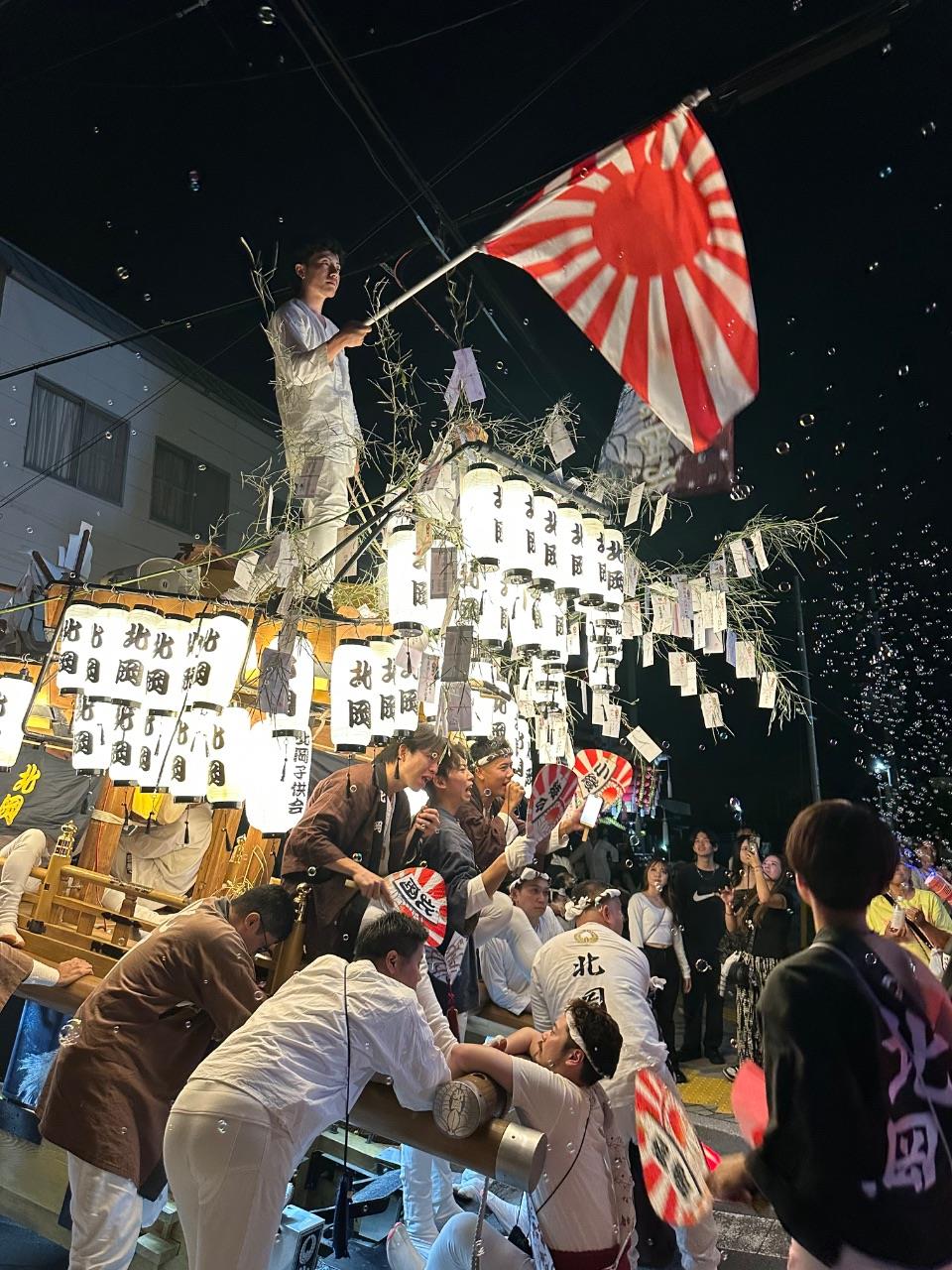 北岡地区のだんじりの写真