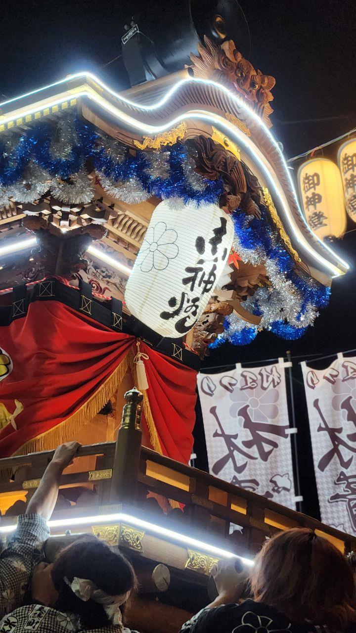 林地区のだんじり写真