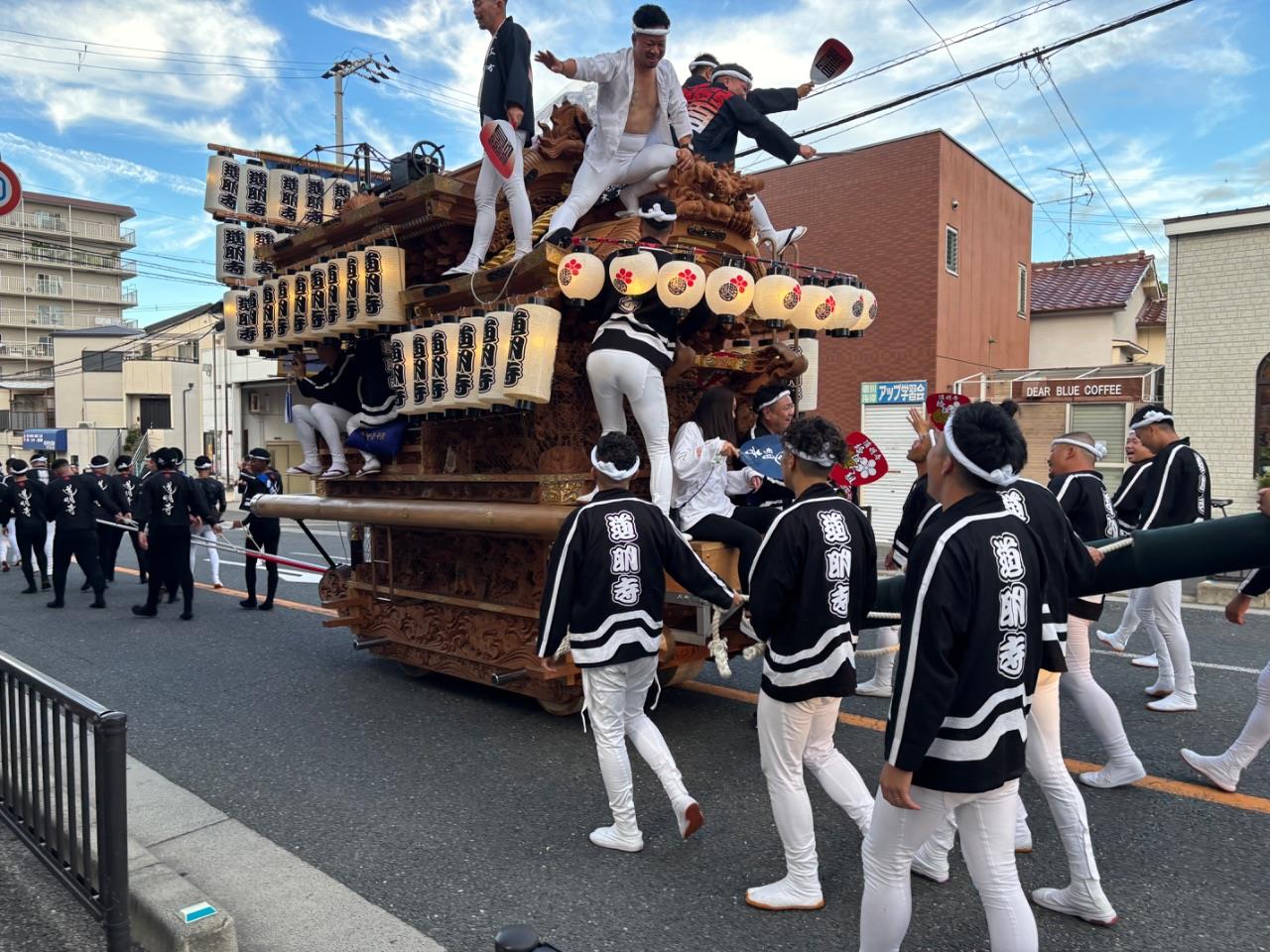 道明寺地区のだんじりの写真