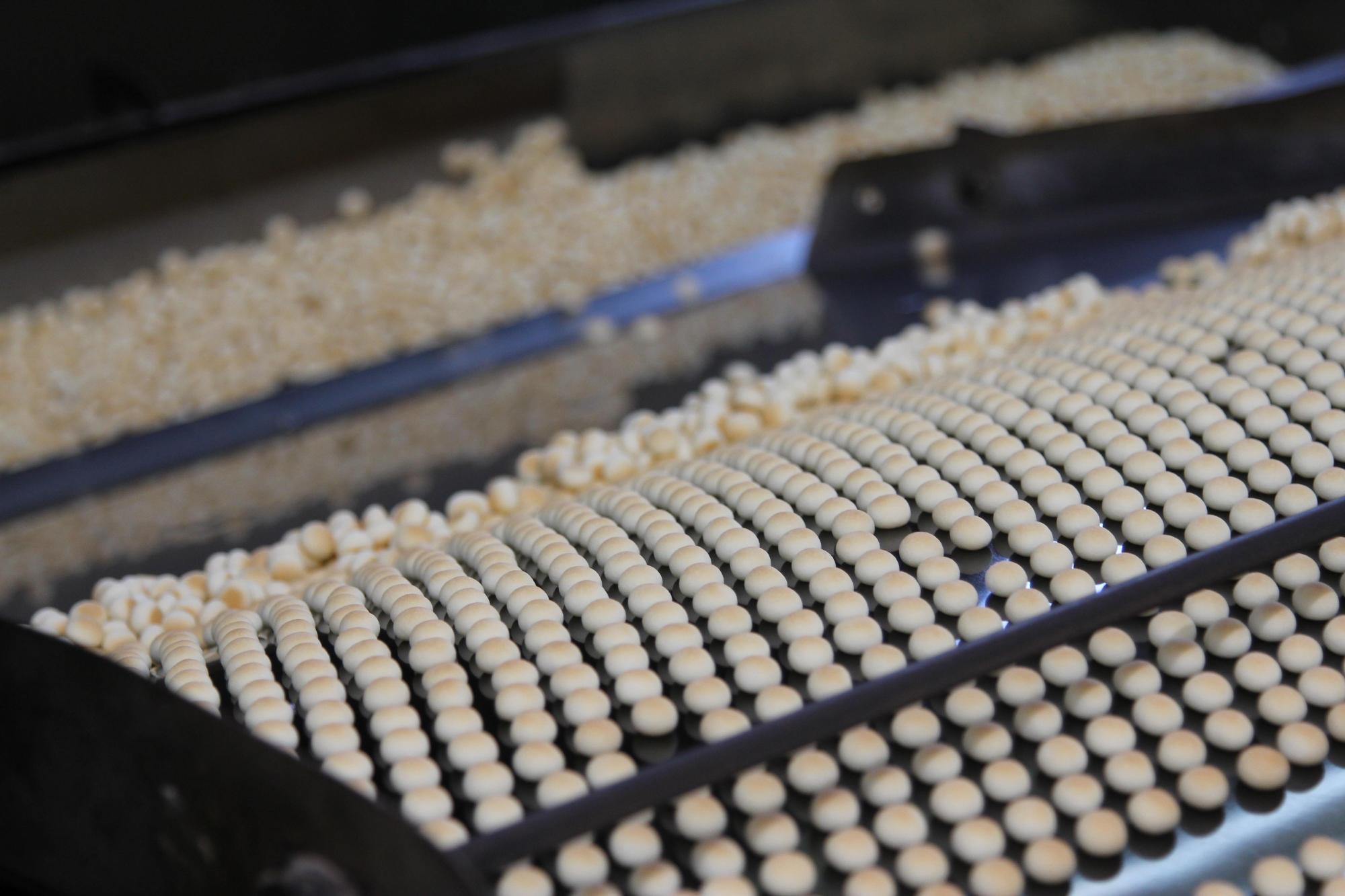 ボーロ焼き上がり