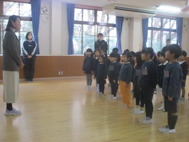 「あけましておめでとうございます」子ども達の元気な新年のあいさつと共に3学期が始まりました。