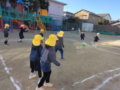 ボールの投げ方を教わって以来、ボールにスピードが出てきて、ゲームが楽しくなってきました。