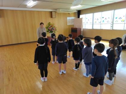 年長になって初めての始業式