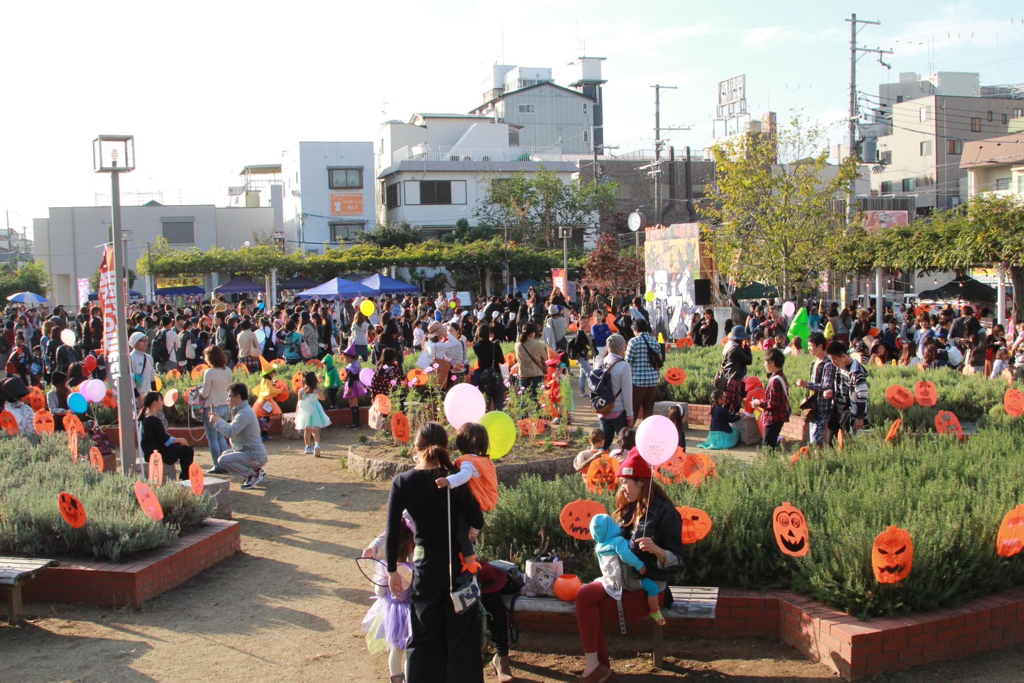 ハロウィンメイン会場風景