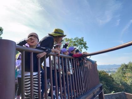 展望台まで登りましたよ