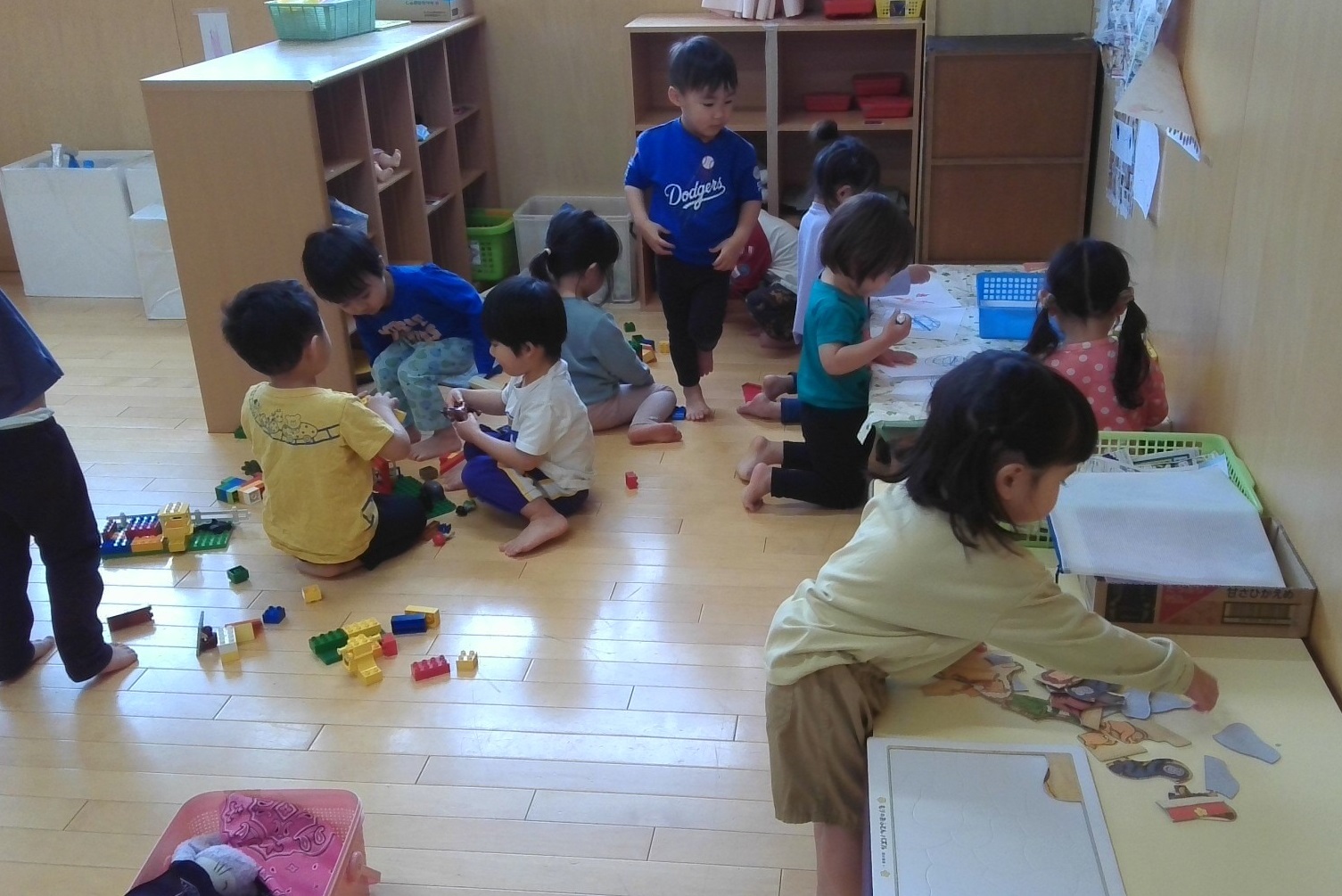 3歳のお部屋で遊んだよ