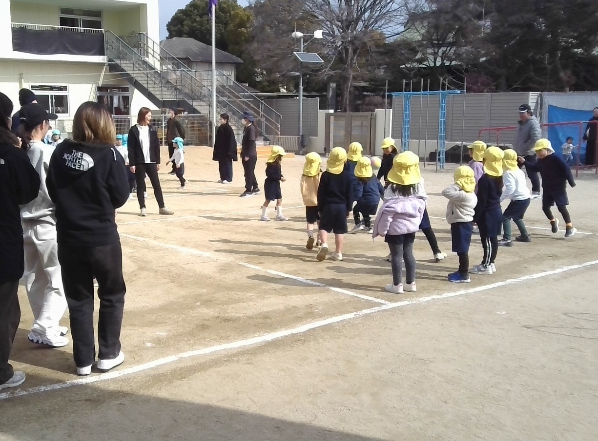 親子でドッヂボール