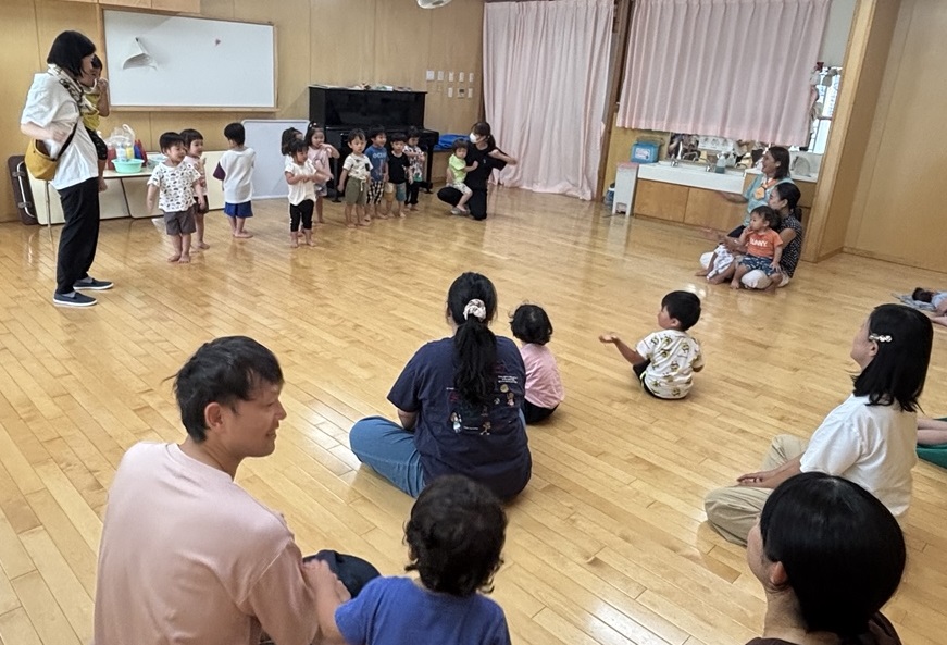 2歳児が遊びに来てくれた