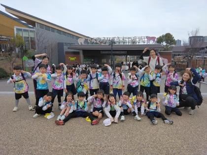 入場前のクラスで撮った記念写真