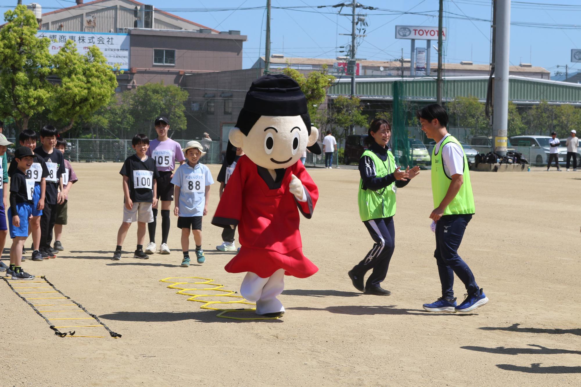 走り方教室のようす1