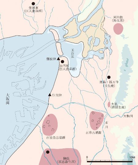 5世紀の大阪湾岸