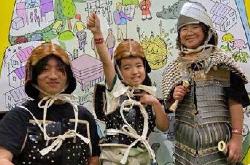 古代衣装着用中
