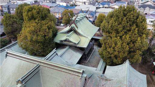 伴林氏神社の本殿等の写真